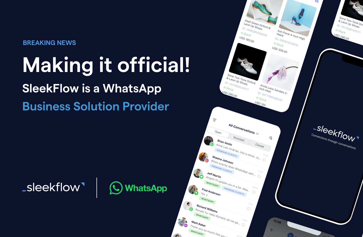 SleekFlow is now an official WhatsApp Business Solution Provider (BSP)