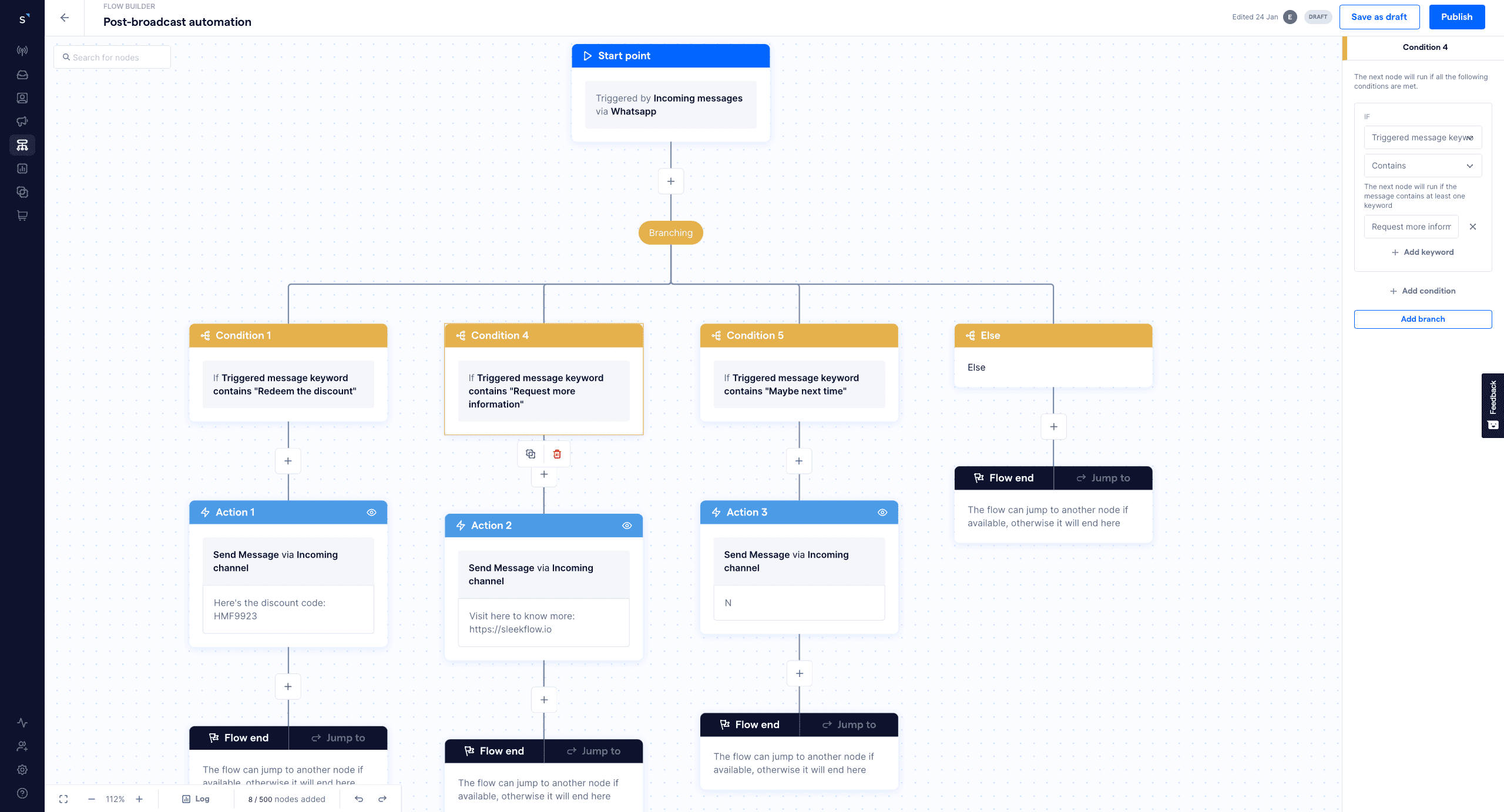 Cara Membuat Chat Flow dengan SleekFlow Flow Builder