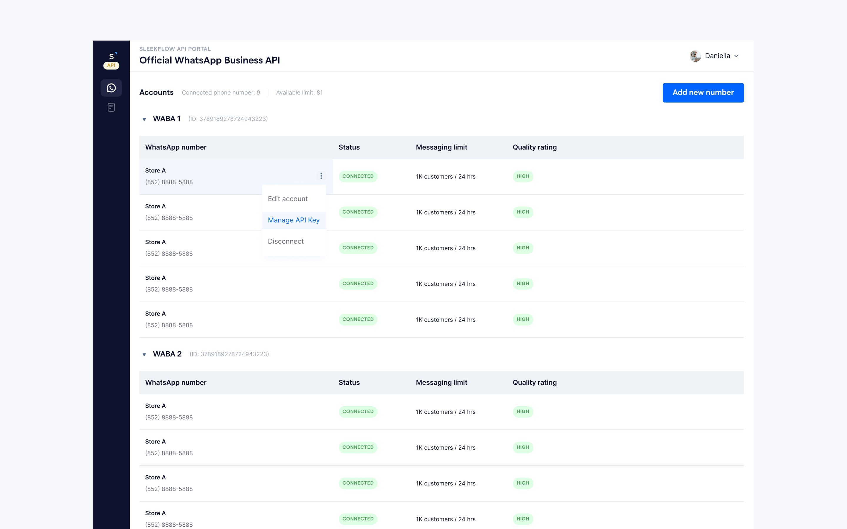 Messaging API for WhatsApp (for enterprise and ISV)