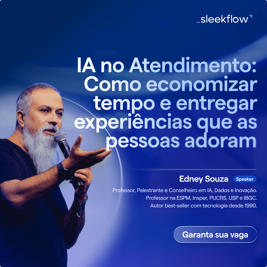 Webinar | IA no Atendimento: Como economizar tempo e entregar experiências que as pessoas adoram